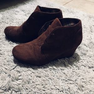 Brown booties